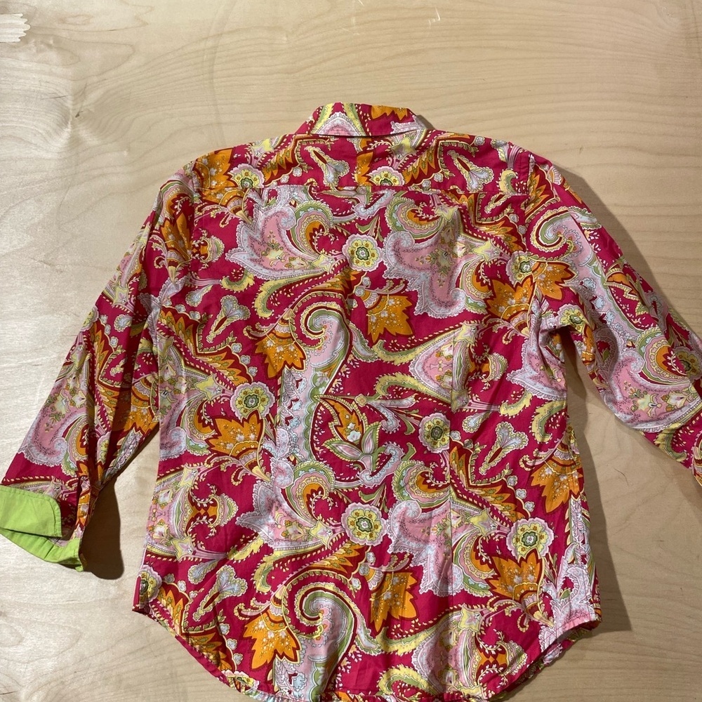 Lauren Ralph Lauren Button Up Shirt P/S (JR) - Picture 13 of 14